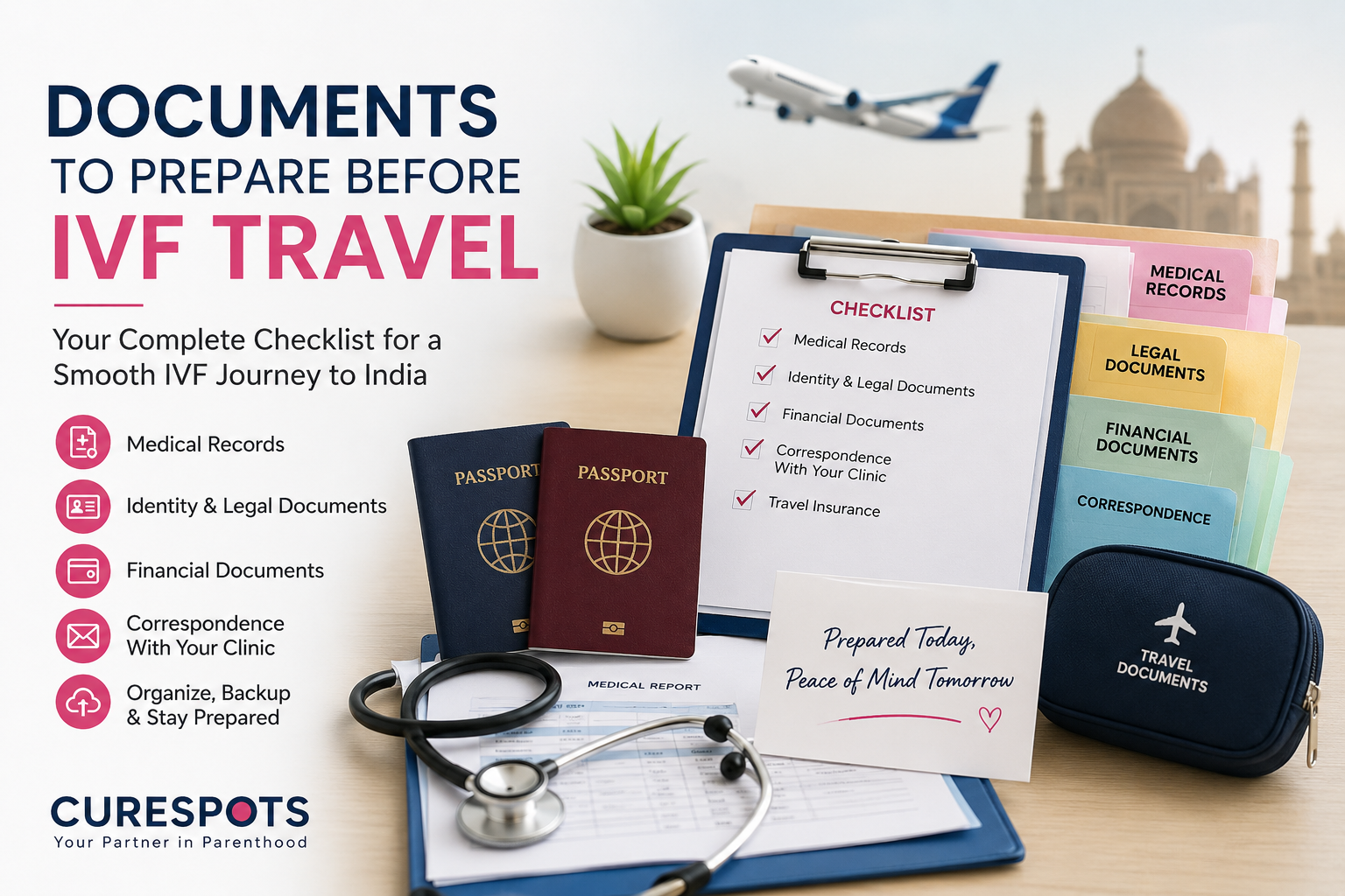 Documents to Prepare Before IVF Travel
