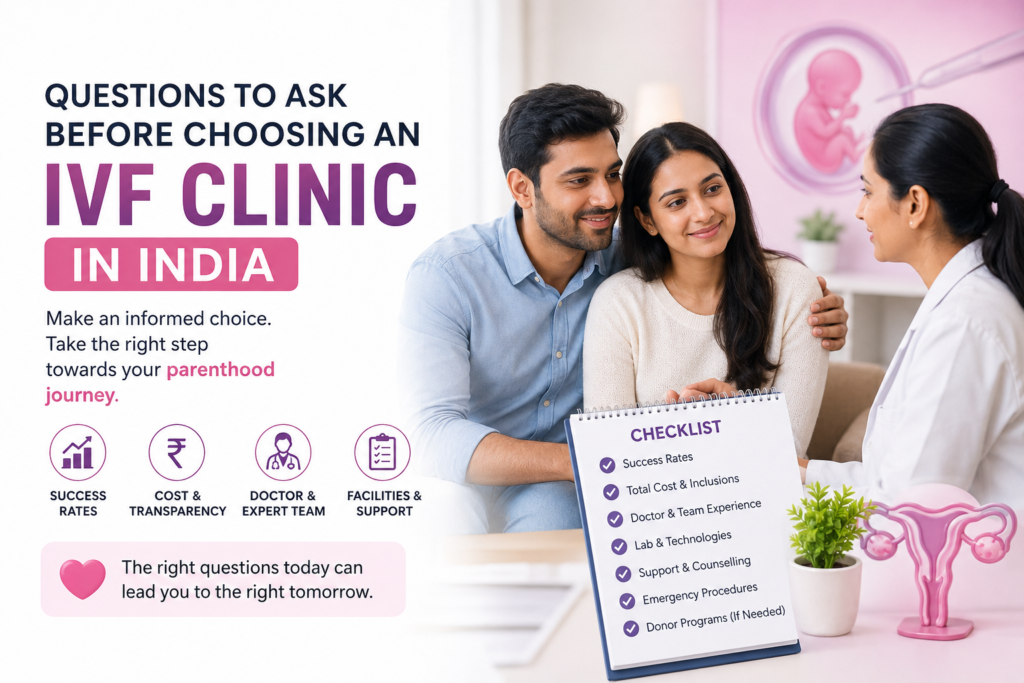 Questions to Ask Before Choosing an IVF Clinic in India